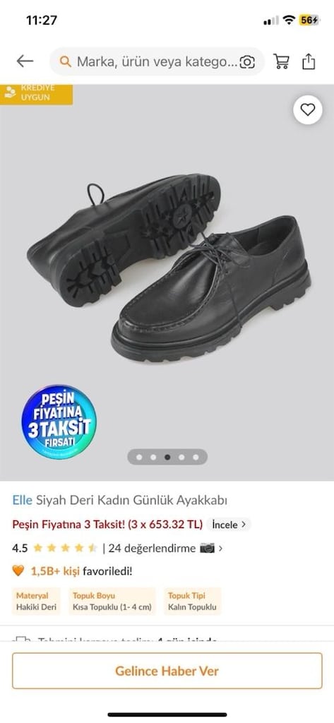 elle siyah ayakkabı - 2