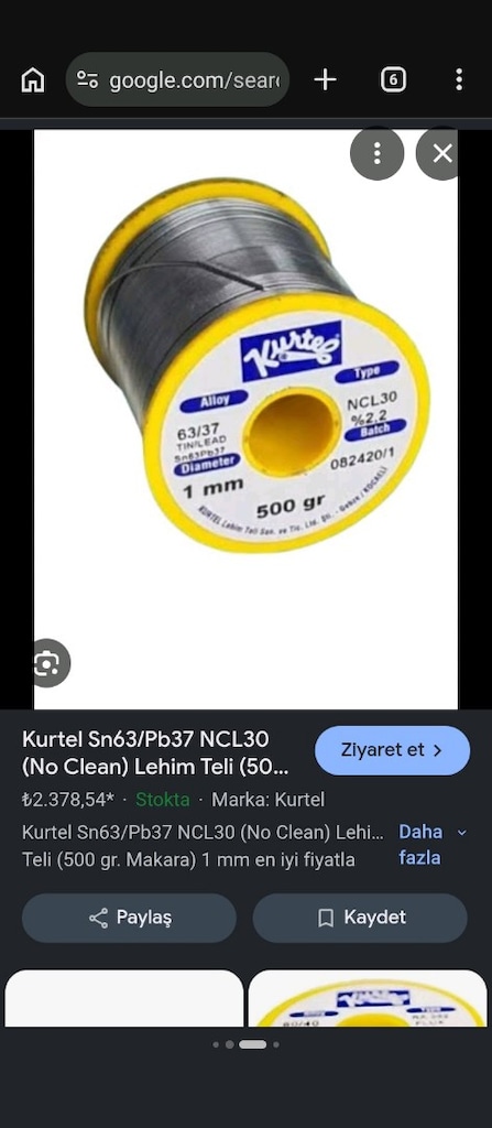 kurtel lehim teli - 2