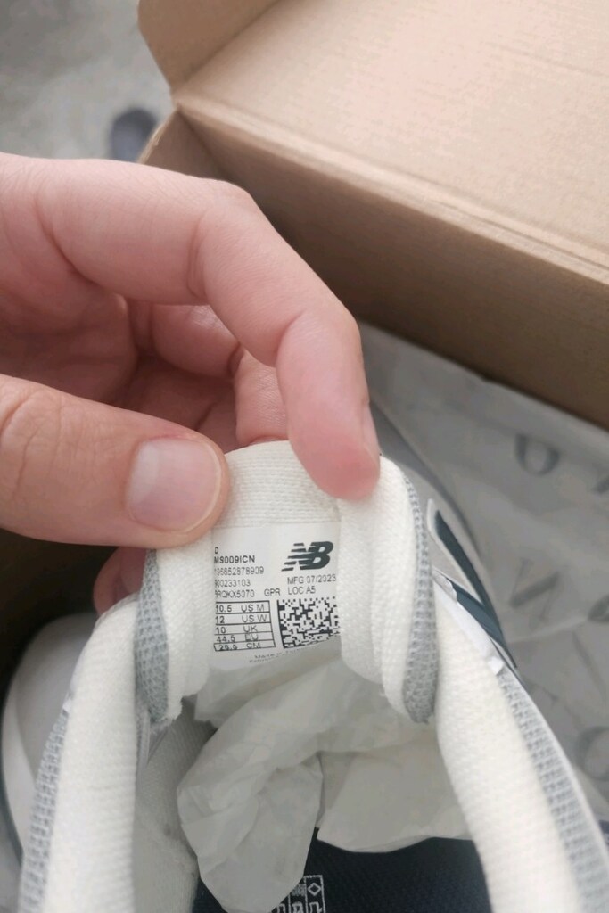 New Balance MS009ICN Unisex Spor Ayakkabı Gri Bej Beyaz Sıfır Orijinal - 2
