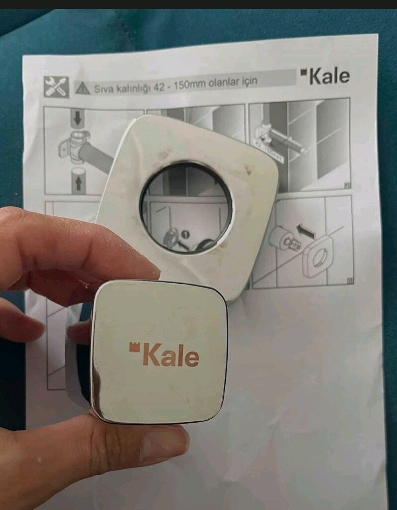 Kale Ankastre Stop Valf / Ara Kesme Vanası – Krom - 2
