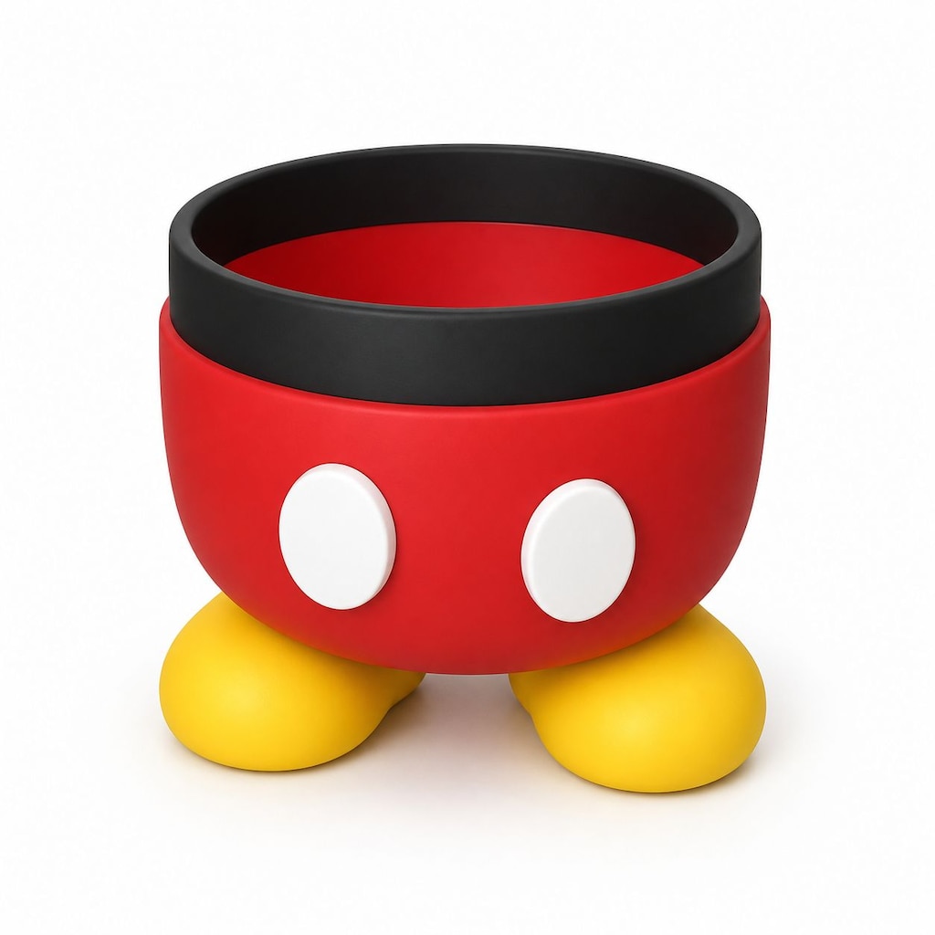 Yapı3D Karakter Tarzı Ayaklı Kalemlik – Dekoratif Masaüstü Organizer - 5