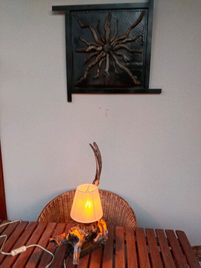 Doğal Obje,Orjinal bir tasarım ABAJUR. - 10