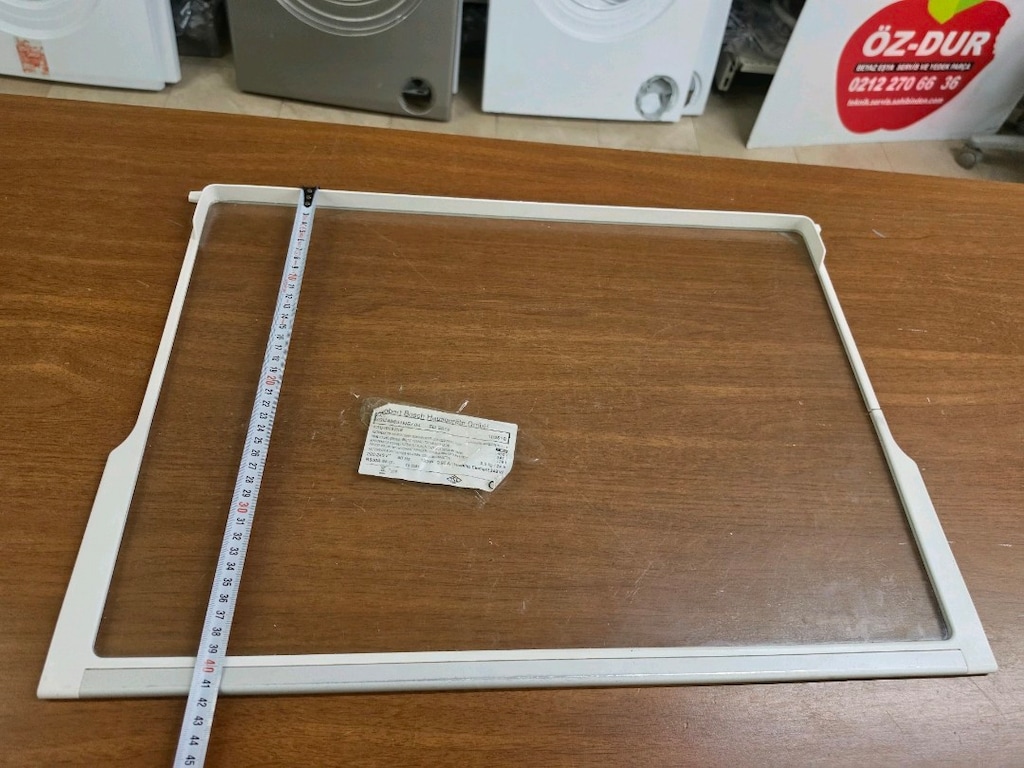 Bosch KSU49631NE Orijinal Buzdolabı Cam Rafı - Çıkma 2. El / Özdur Tek - 2