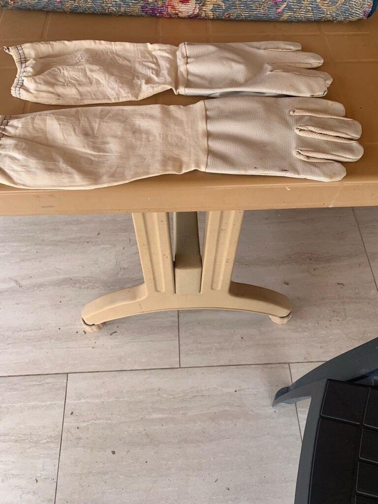2 arı kovanı montu duman körüğü eldiven - 5