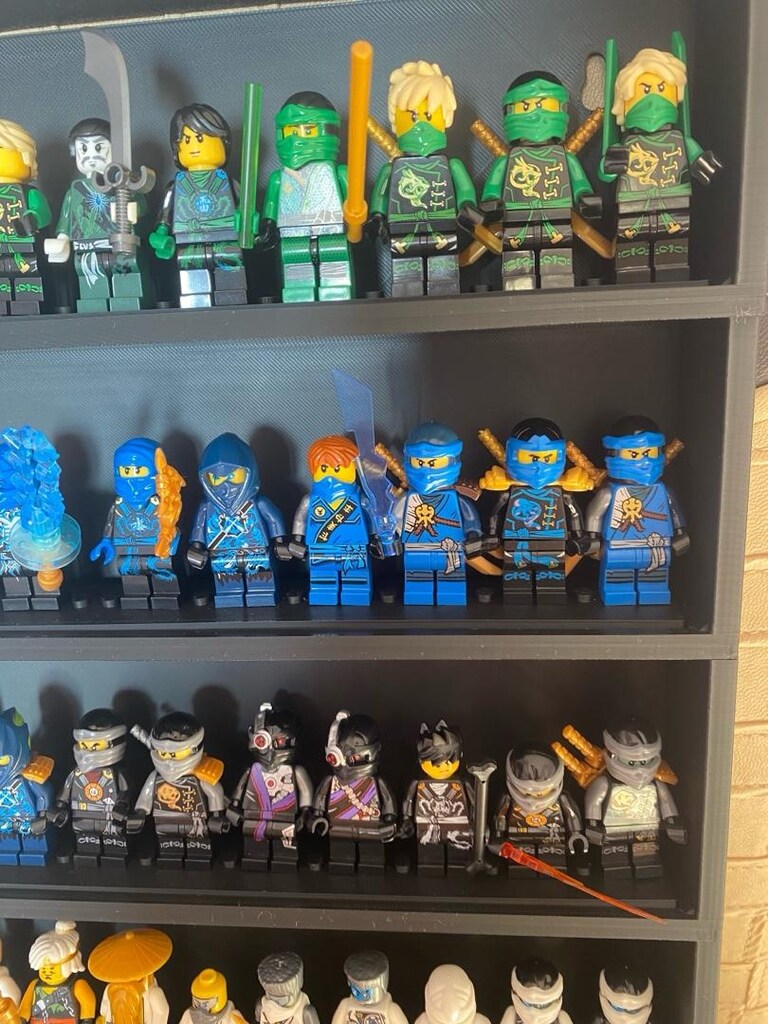Lego Ninjago Minifigürleri ve Sergileme Stand - 12