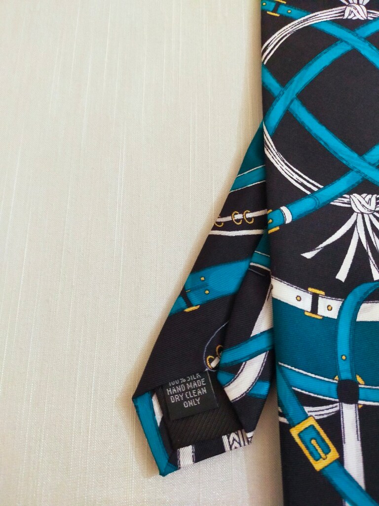 Romanya Buzatu Saf İpek İnce Model Kravat (9) - 3