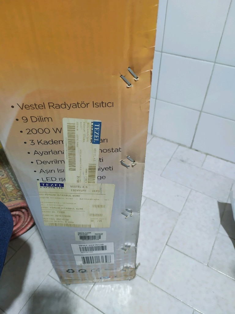 Vestel R9000 2000W 9 Dilim Yağlı Radyatör / Sıcaklık Ayarlı Isıtıcı - 2