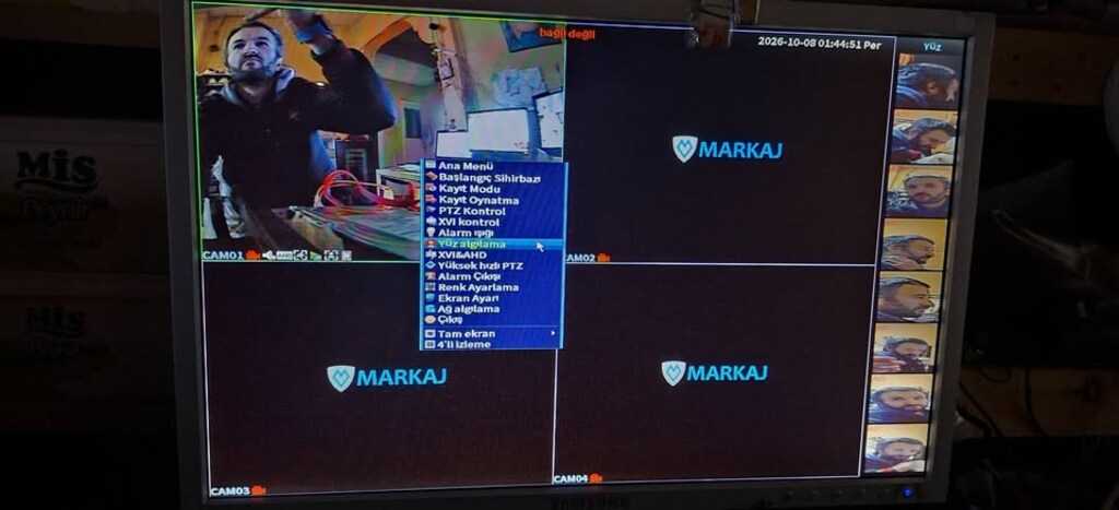 dvr cihazı full ahd 5 mpli 4 kanallı yüz tanımalı xmeyeli notu oku - 3
