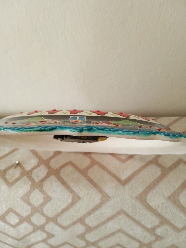 45x45 CM KADİFE KUTUSUNDA 31 CM SORUNSUZ PORSELEN & ÇİNİ DUVAR SAATİ - 3