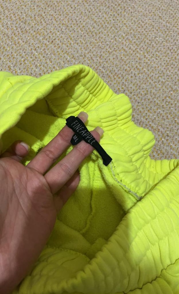 Neon Sarı kışlık Eşofman Altı - 2