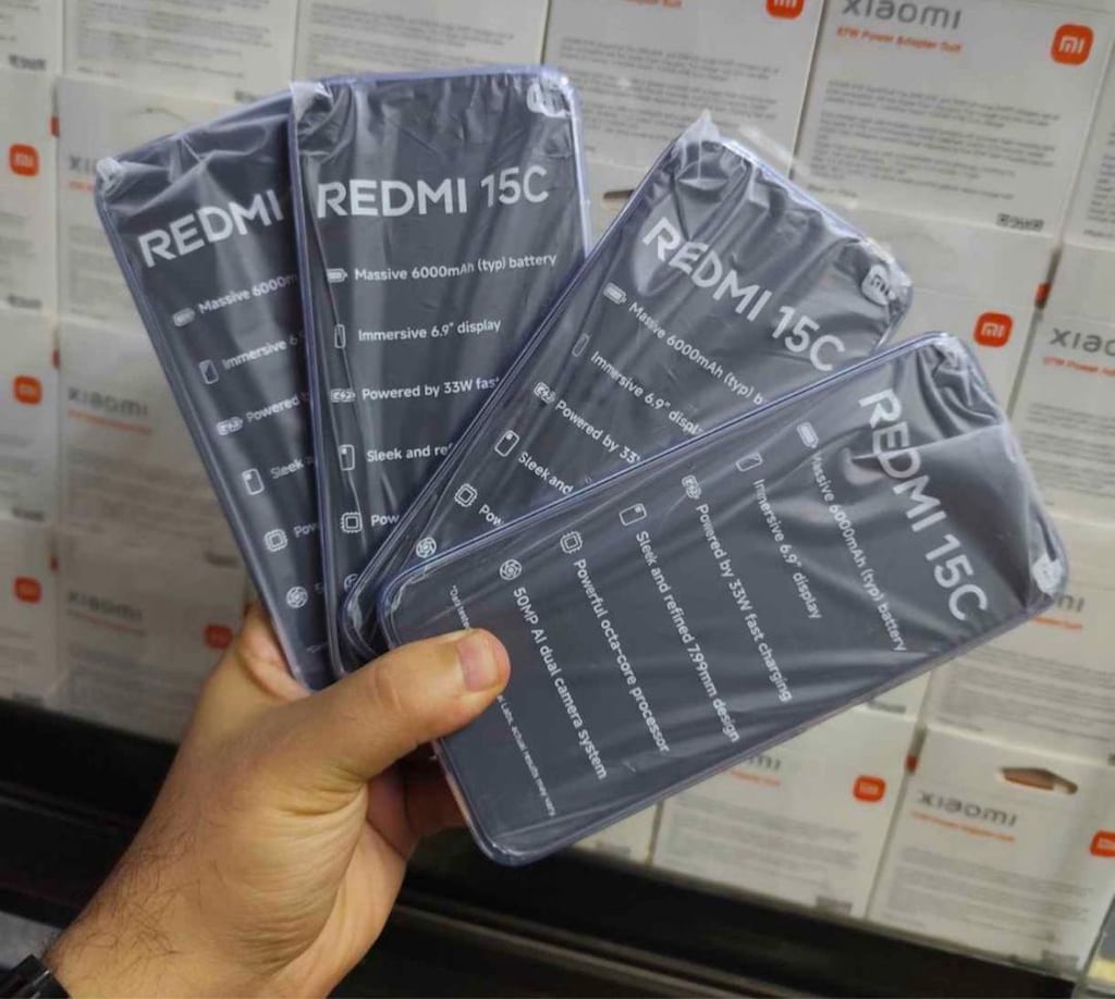 REDMİ 15 C 8 RAM 128 GB ORJİNAL KAPALI KUTU 67 WOLT ŞARJ ALETİ sok - 2