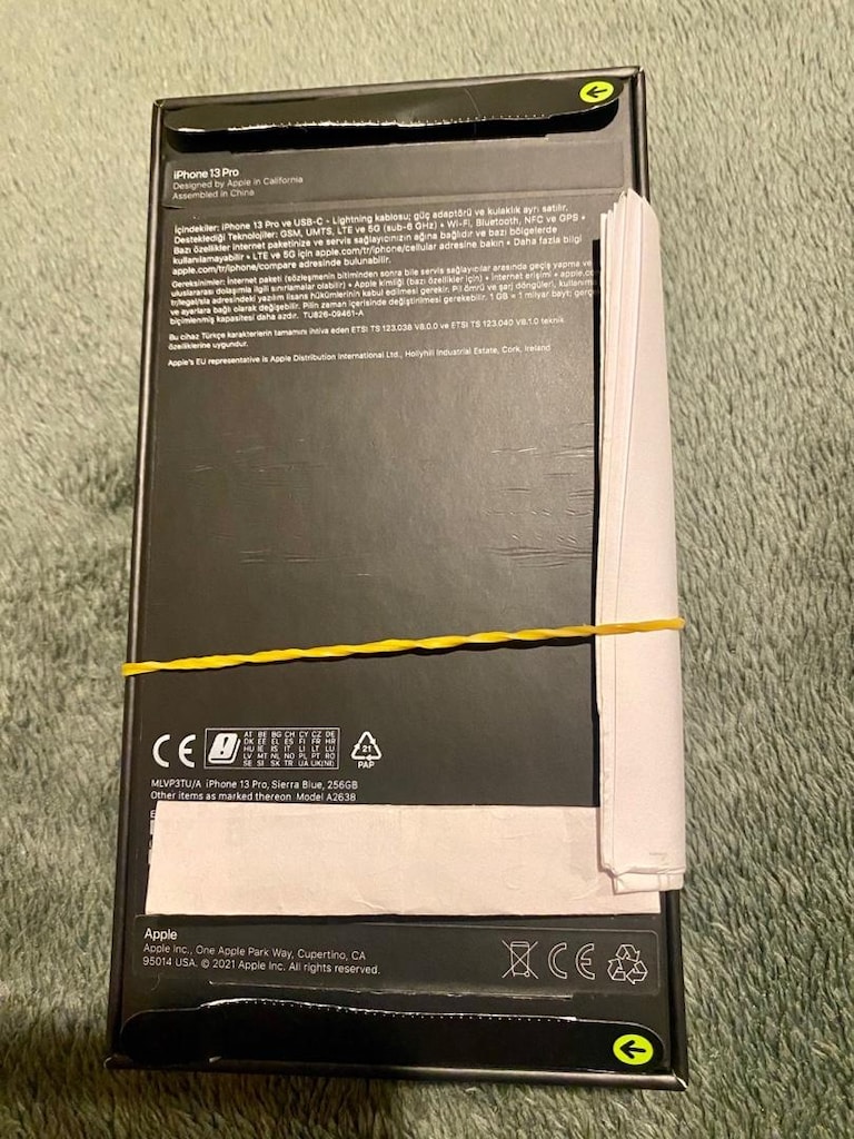 TR~ SIFIR~ DİSTRİBÜTÖR 24 AY GARANTİLİ~ İPHONE 13 PRO {256GB}~ MAVİ - 11