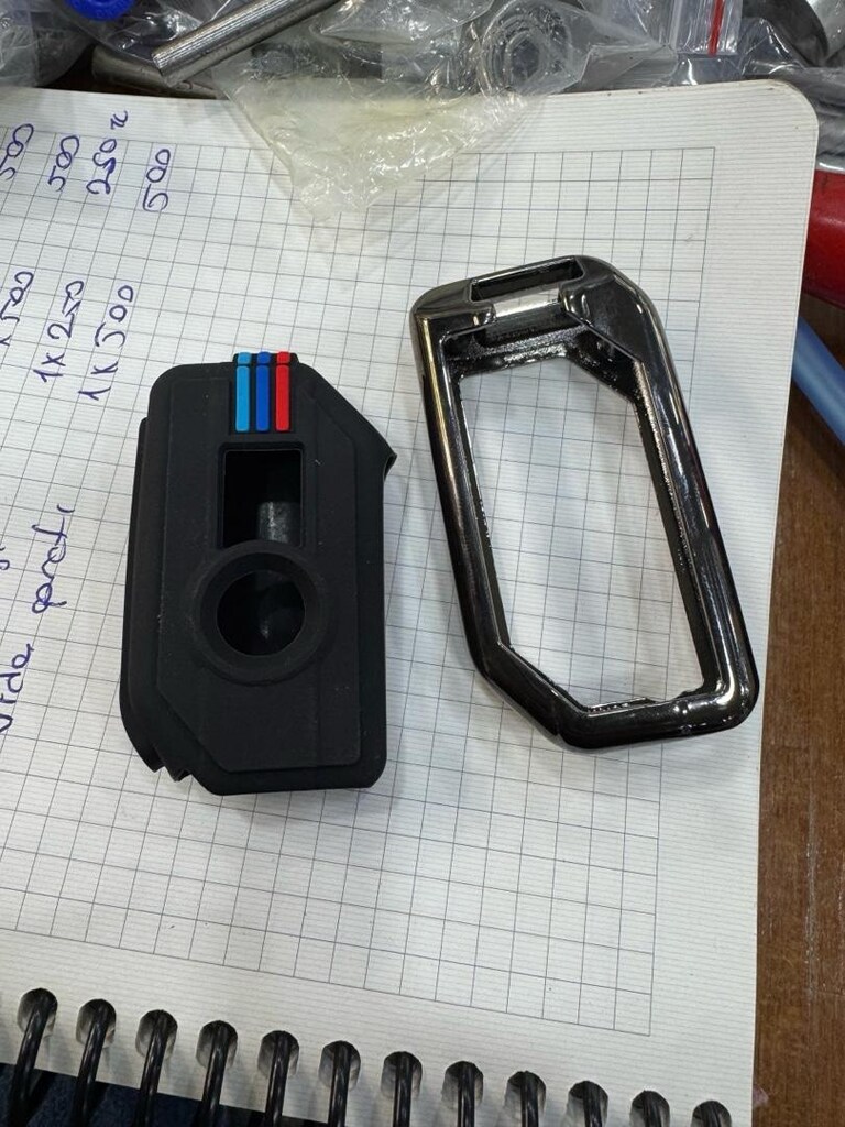 BMW gümüş anahtar kılıfı - 3