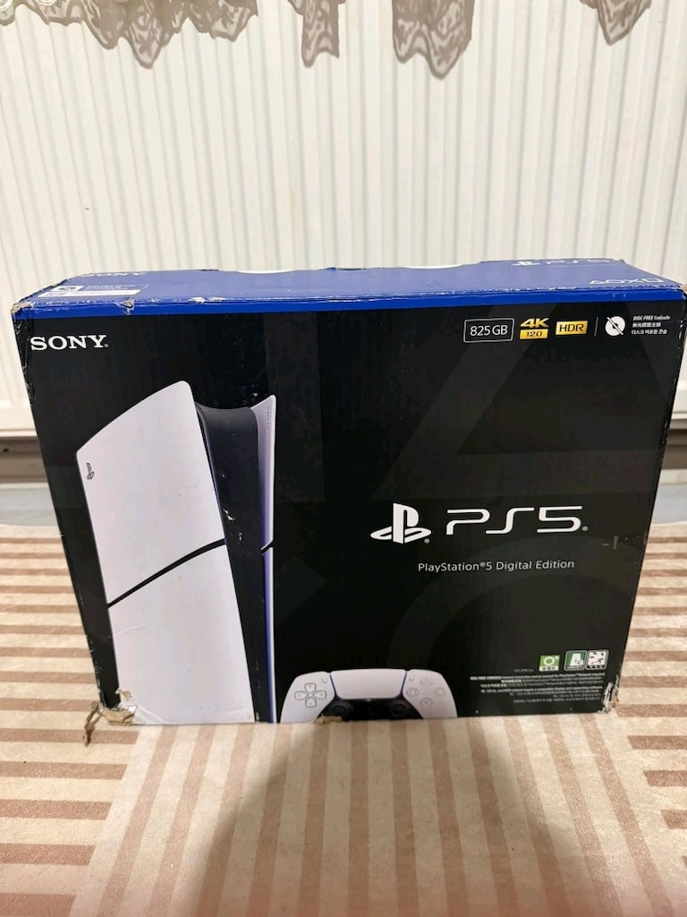 PS5 Slim 825 GB + Orijinal DualSense Kol + 10 Oyun | Temiz, Sorunsuz