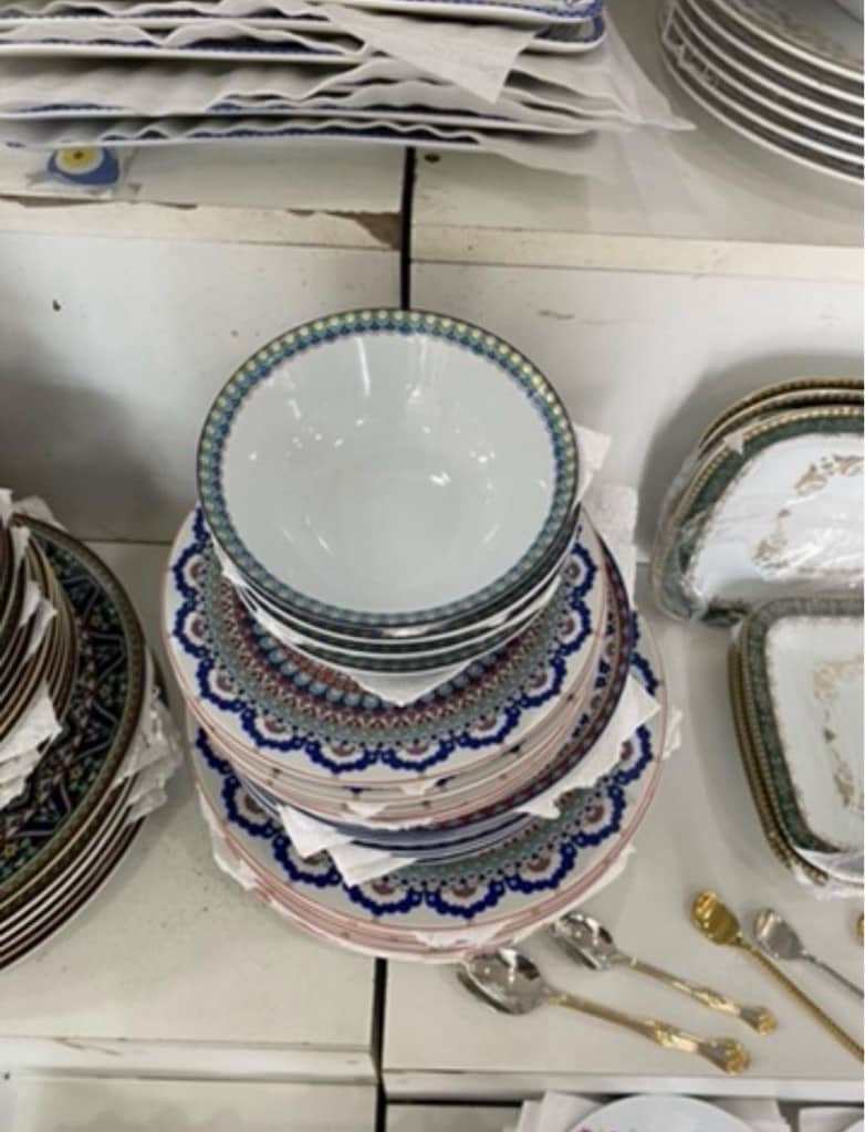 etnik desen iran porselen yemek takımı - 2