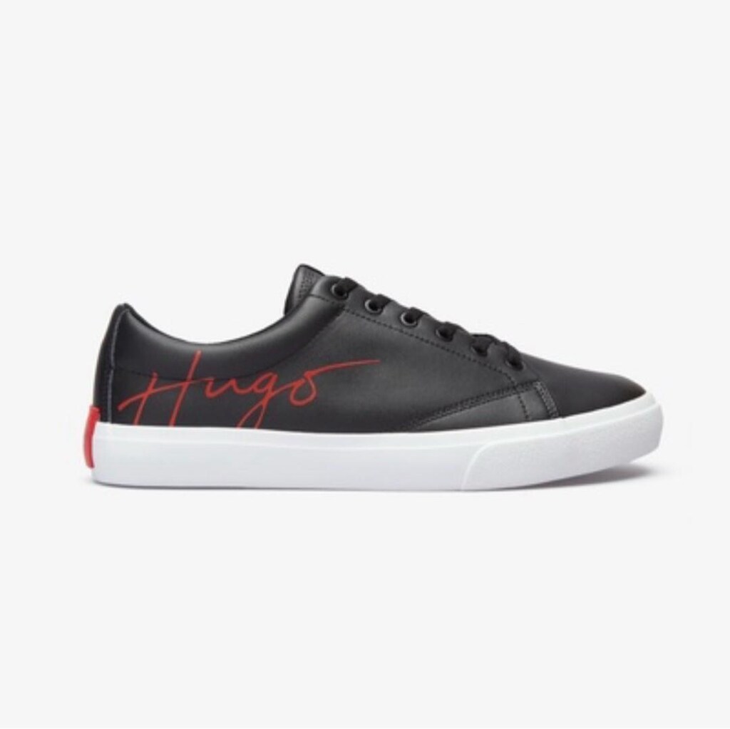 Hugo Siyah Deri Erkek Sneaker Ayakkabı - 8