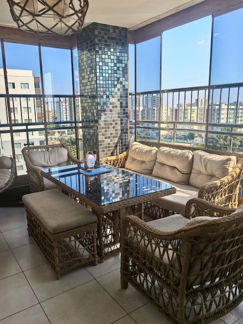 6 AYLIK GARANTİLİ SALINCAKLI BAMBU BALKON TAKIMI