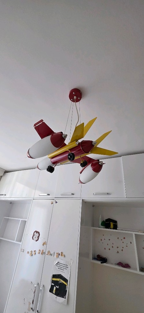 uçak şeklinde çocuk odası avizesi - 3