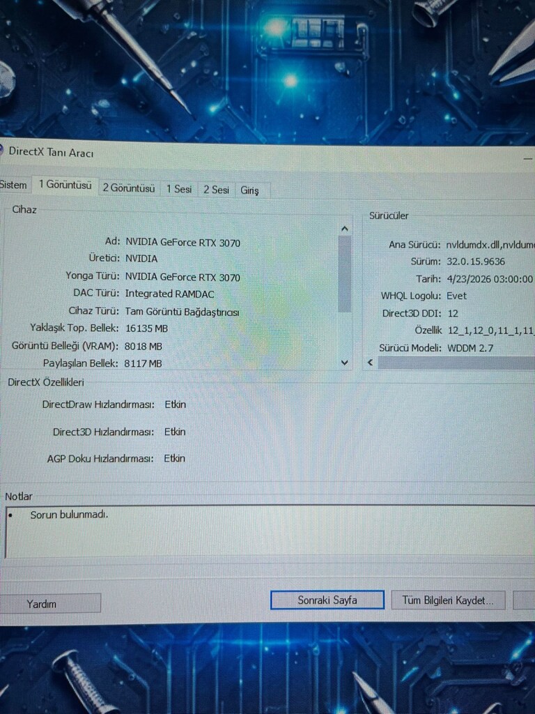 OYUN YAYIN BİLGİSAYARI GAMER PC MASAÜSTÜ BİLGİSAYAR FULL SET PC - 17