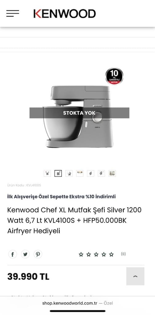 Kenwood Chef XL Mutfak Şefi - 4