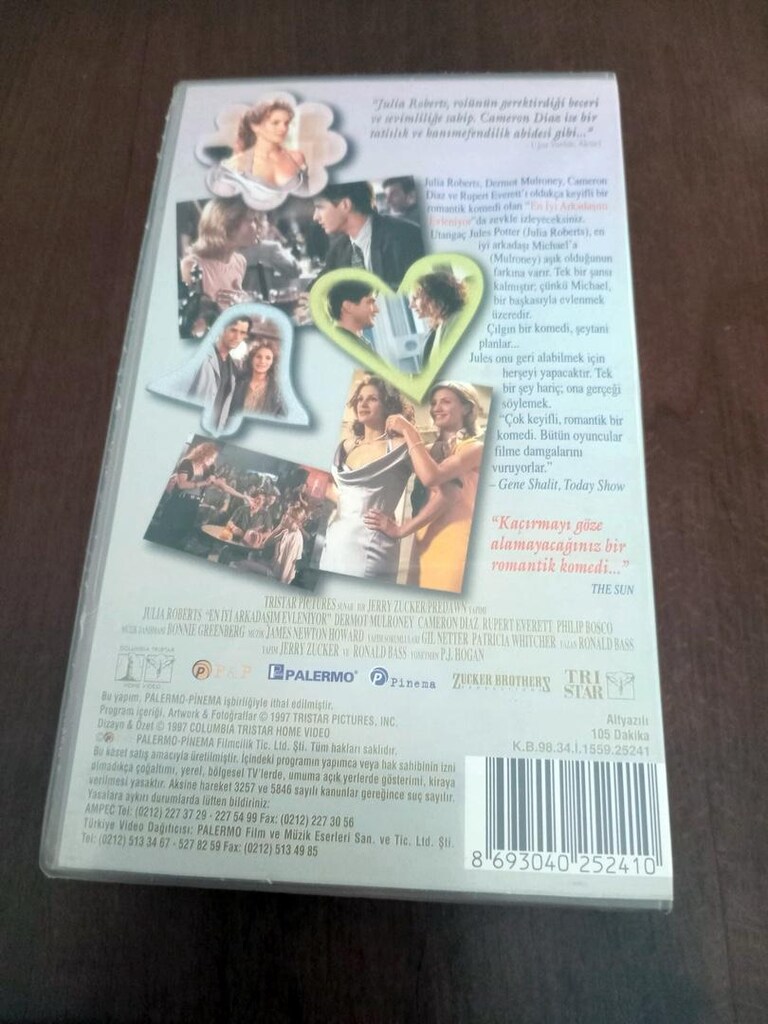 My Best Friend's Wedding (1997) VHS - 2