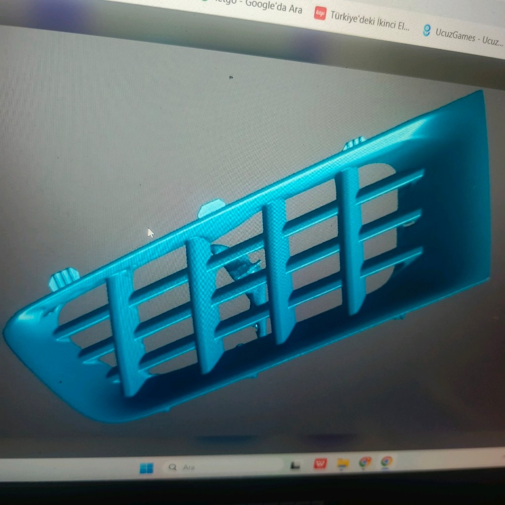 megane 2 makyajlı kasa ön ızgara - 4