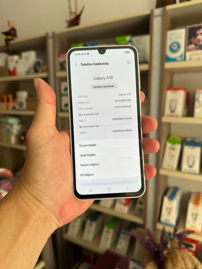 Samsung a16 256 Gb 8 ram 10/10/207 ye kadar garantili cihaz hatasız - 4
