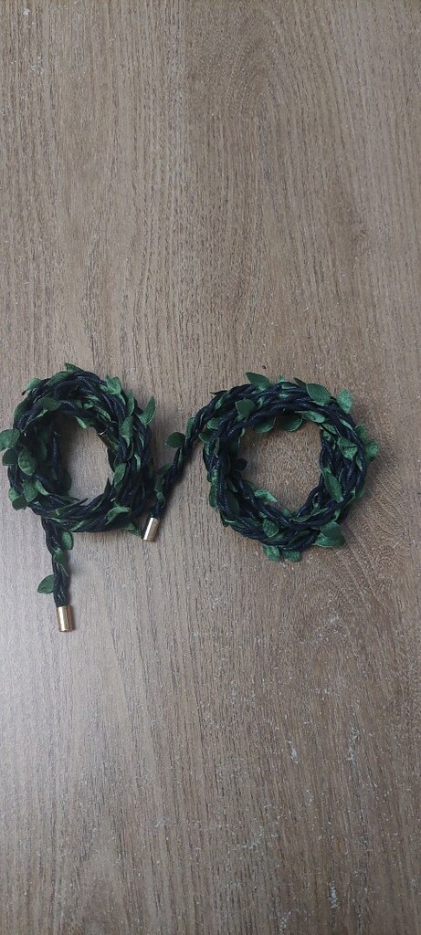 Yeşil yapraklı sarmaşık süsleme - 3
