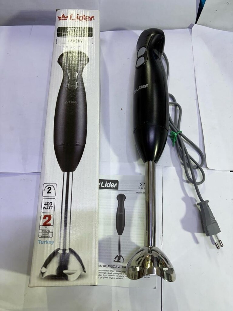 Lider Style 400W Çubuk Blender – Turbo Fonksiyon, Paslanmaz Çelik - 2
