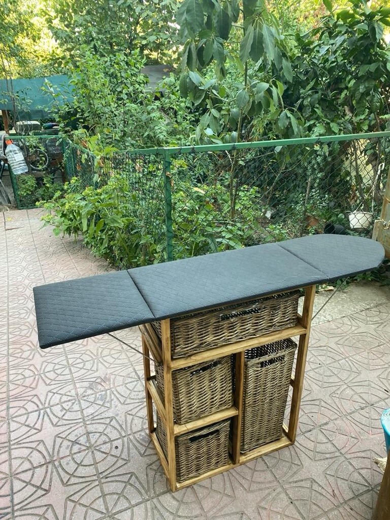 ütü masası sepetli katlanır - 3