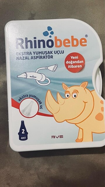 Rhinobebe Ekstra Yumuşak Uçlu Nazal Aspiratör