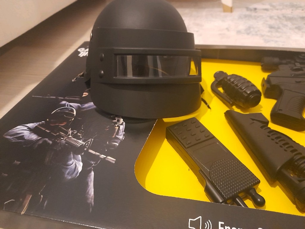 counter strike kask ve silah seti oyuncak - 3