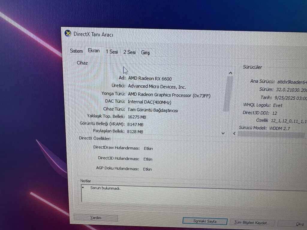 MASAÜSTÜ BİLGİSAYAR SET RX6600 RYZEN 5 5500 180 HZ MONİTÖR - 8
