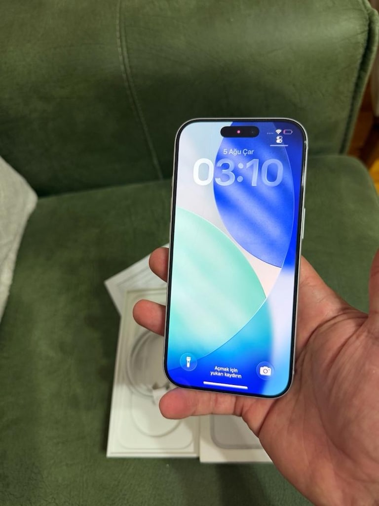iphone 17pro (20 ay garantili pil 100) - 10