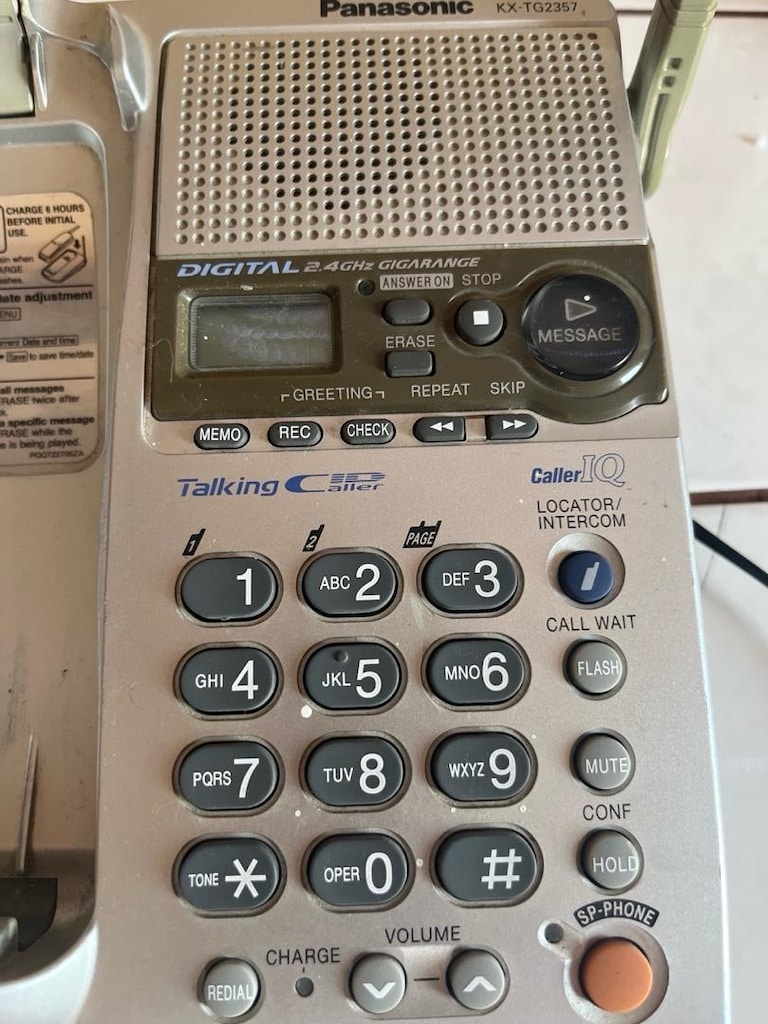 Panasonic KX-TG2357S Ev Telefonu Kablosuz - 4