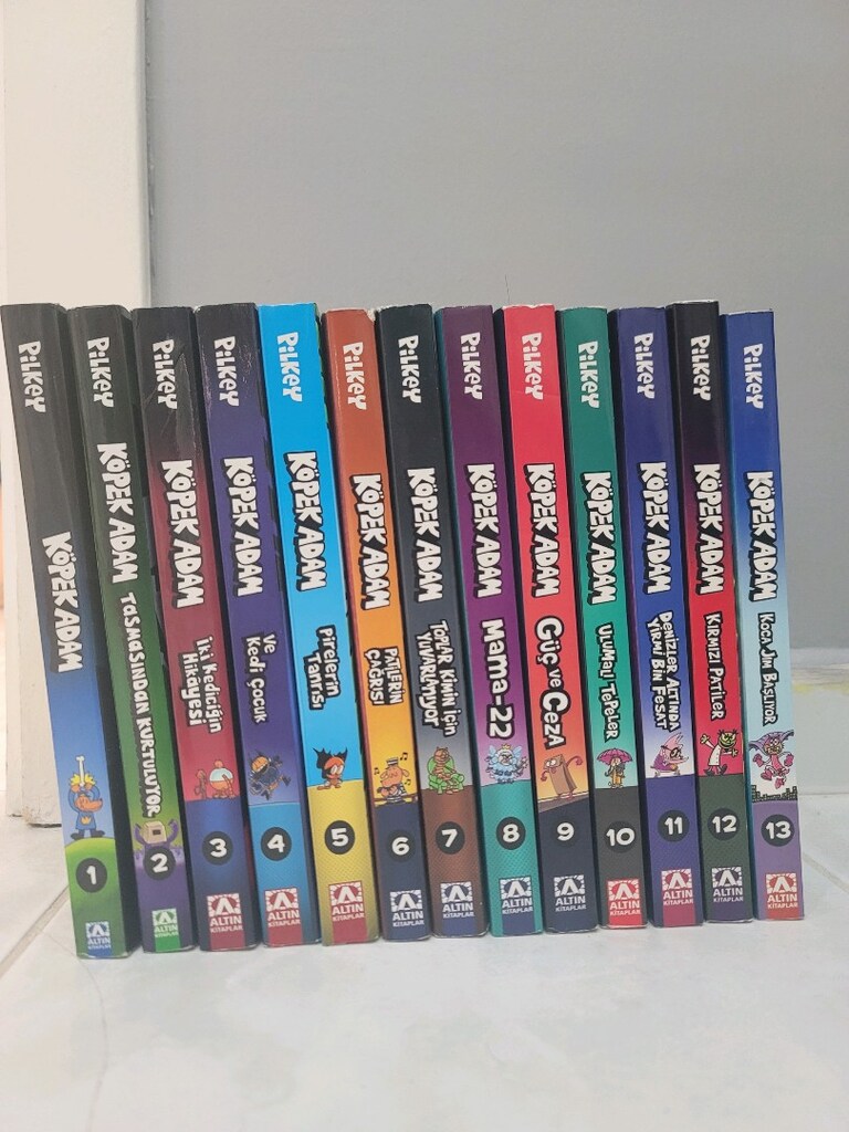 Köpek Adam Serisi 1-13 Dav Pilkey Okuma Kitapları Çizgi Roman - 2