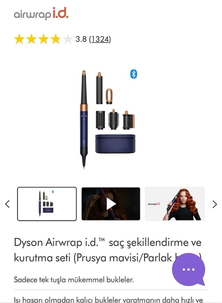 GARANTİLİ FATURALI DYSON AIRWRAP - 4