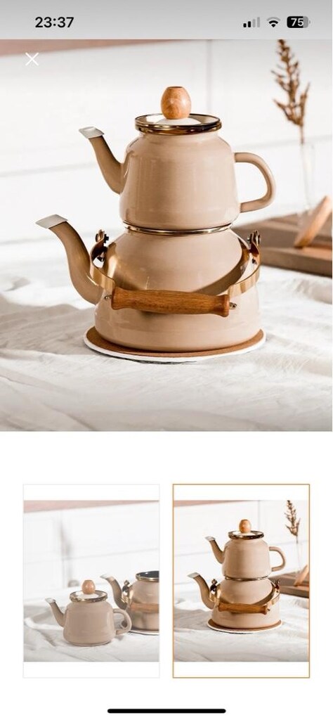 porselen çaydanlık madame coco - 2