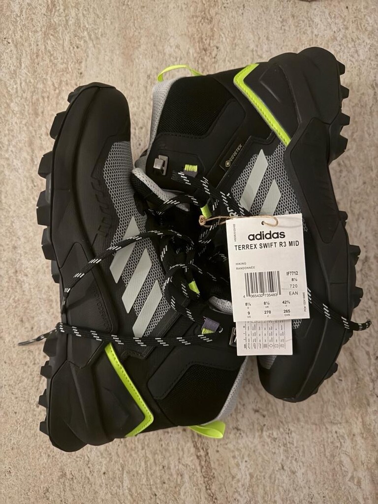 adidas Terrex Swift R3 Mid Gore-Tex Erkek Siyah Outdoor Bot - 3