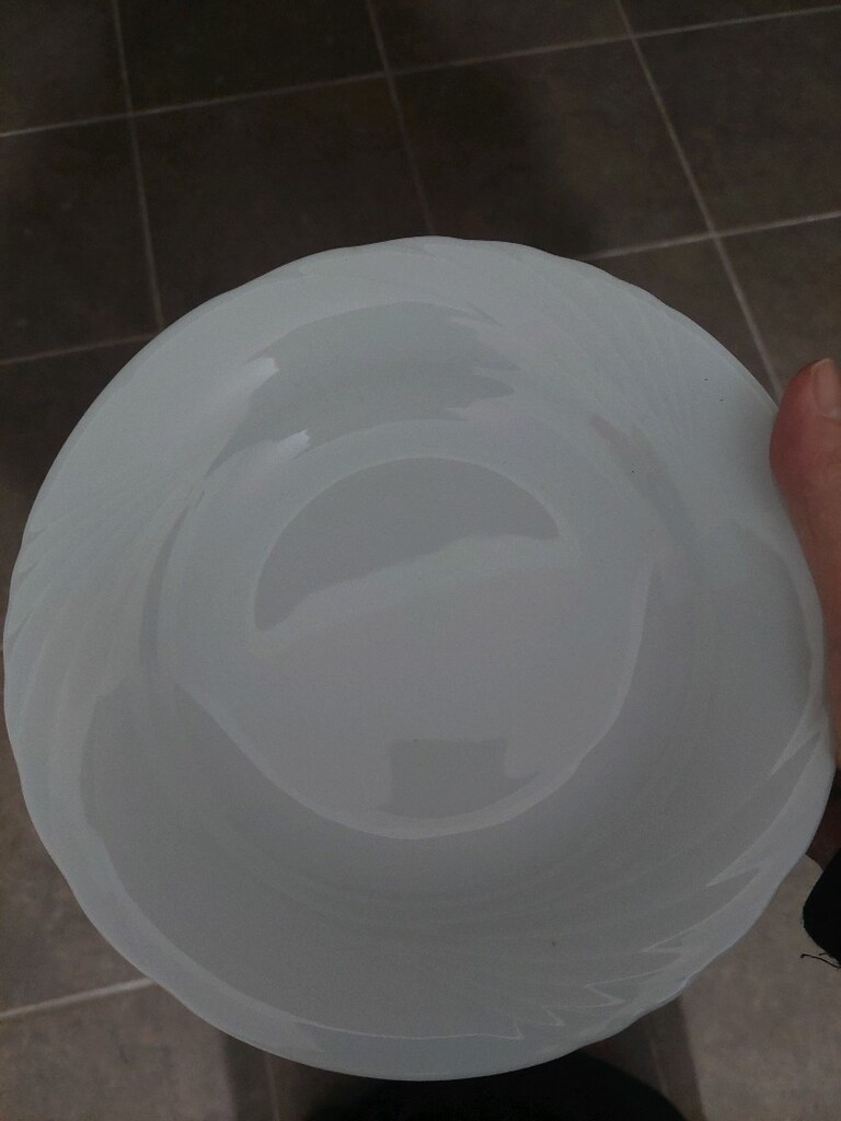 sıfır 6 adet buyük boy Kütahya çukur yemek tabağı - 2
