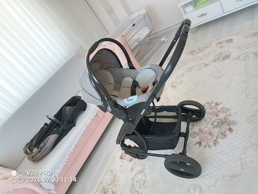 Acil satılık az kullanılmış sunny baby bebek arabası - 12