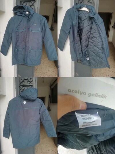 PTT İŞ PARKA L beden detayları okumadan yazmayınız