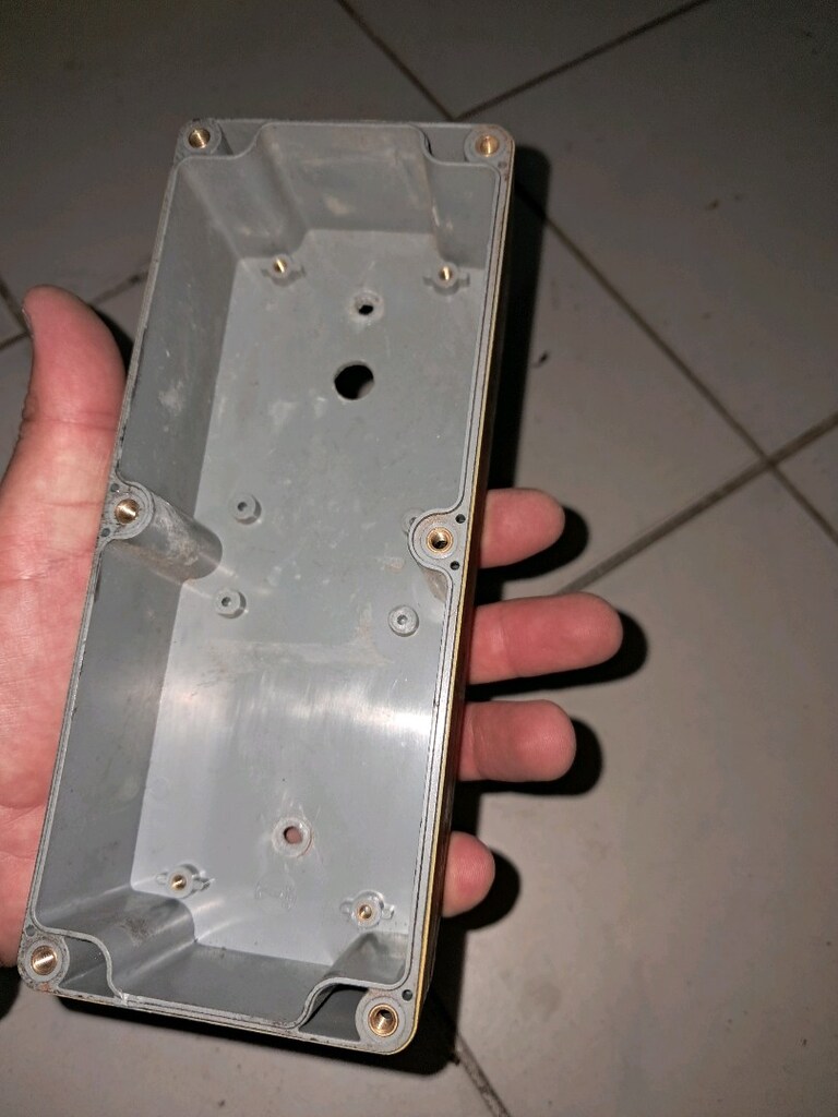 Gri Metal Elektronik Kutu proje kutusu vidalı - 3