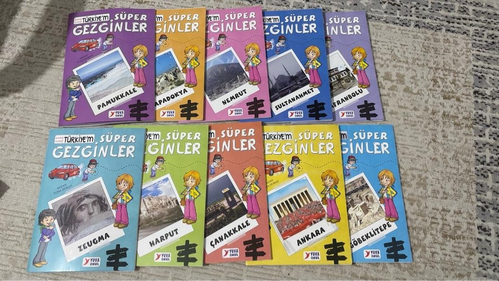 Türkiye'm Süper Gezginler Kitap Seti - 5