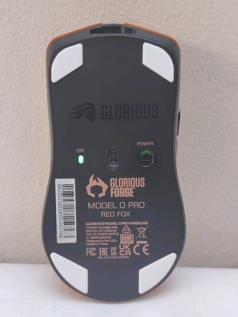 Glorious Forge Model O Pro Wireless - Red Fox kablosuz oyuncu mouse - 7