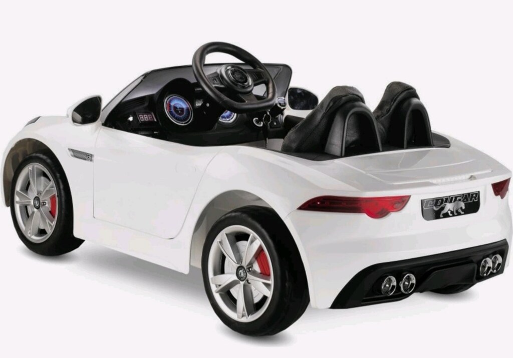 Babyhope 442 Cougar Akülü Araba 12v Uzaktan Kumandalı Beyaz - 8