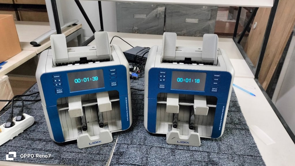 DEKOR BÜRO MOBİLYALARI LIDIX ML-2V PARA SAYMA MAKİNESİ İKİNCİ EL - 3