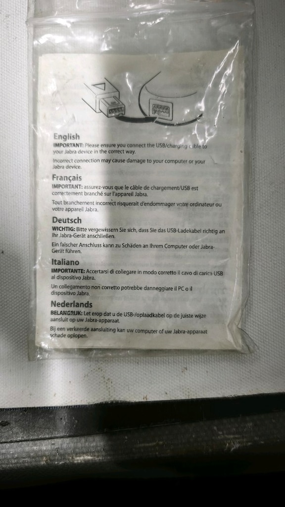 Orijinal Jabra Bluetooth Kulaklık Şarj Kablosu - 5