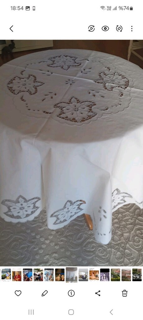 çeyızlık beyaz ıs hıc kullanılmamış örtüler - 4