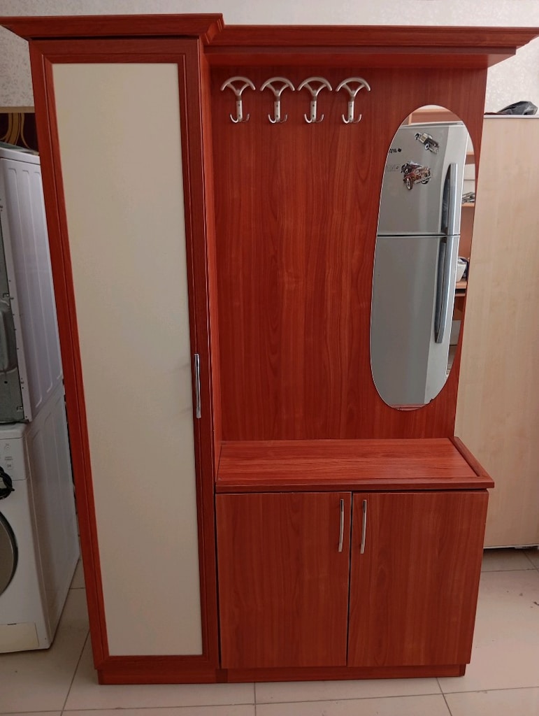 enbi 122cm yüksekliği 195 cm vestiyer - 3
